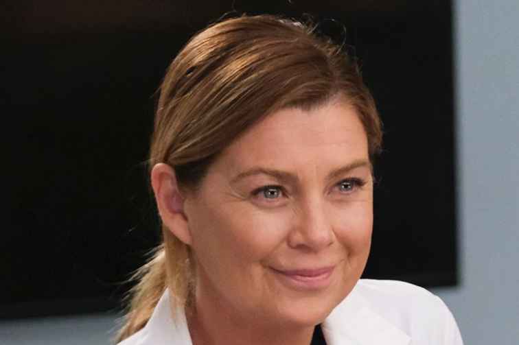 Ellen Pompeo as Meredith Grey on Grey's Anatomy