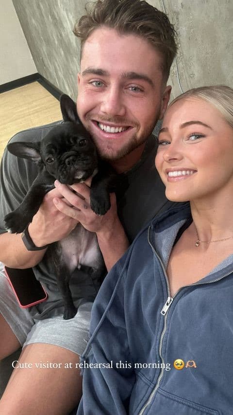 Rylee Arnold and Harry Jowsey from Rylee's Instagram stories