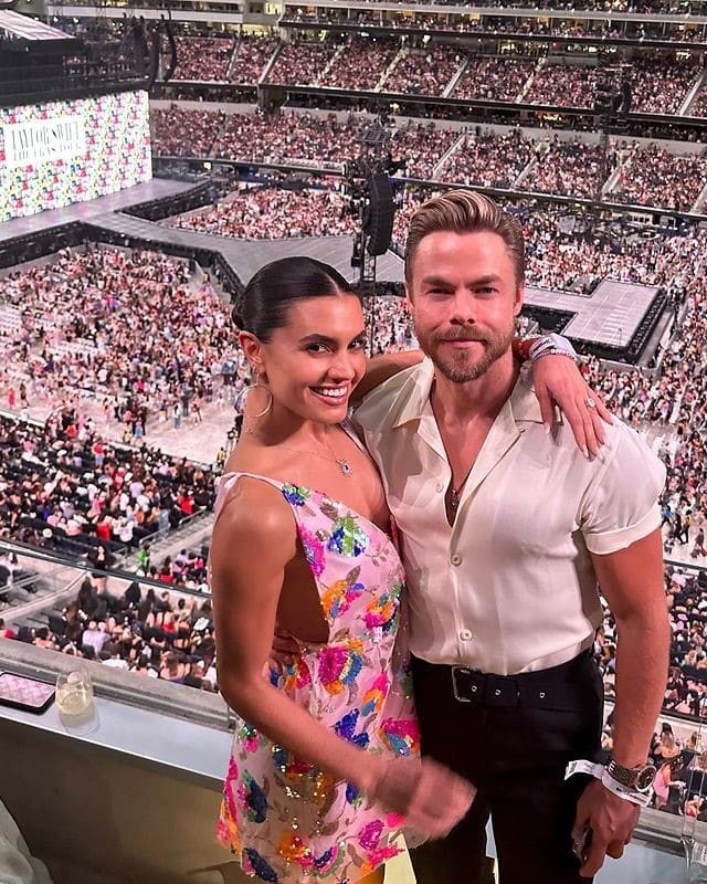 Hayley Erbert and Derek Hough from Instagram