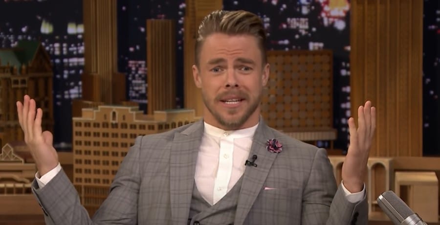 Derek Hough on The Tonight Show, sourced from YouTube