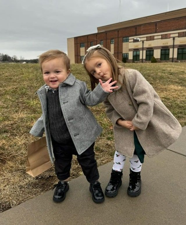 Layla Steward & Zade Stewart, Sourced From @carlinbates98 Instagram