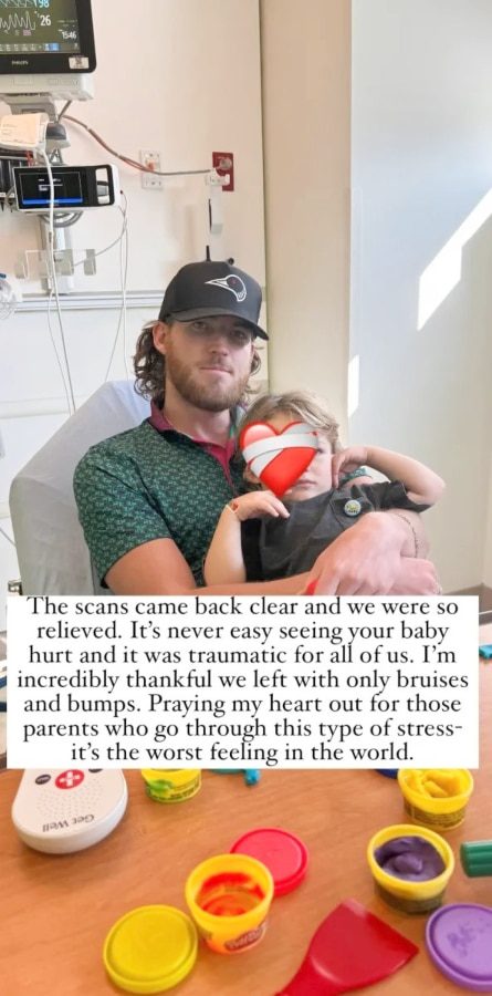 Carson McAllister and Leo McAllister from Witney Carson's Instagram