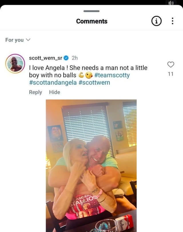 Angela Deem & Scott Wern From 90 Day Fiance, TLC, Sourced From @scott_wern_sr Instagram