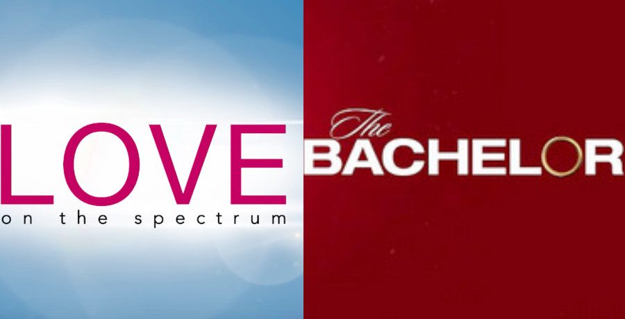 'Love on the Spectrum' and 'Bachelor' logos/Credit: YouTube