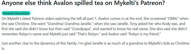Avalon From Sister Wives, TLC, Sourced From Reddit