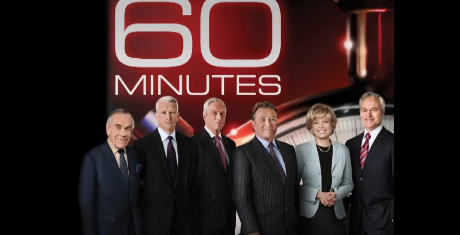 '60 Minutes hosts and logo/Credit: YouTube