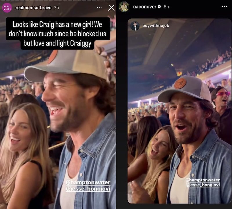 Craig Conover & Mystery Lady- Instagram