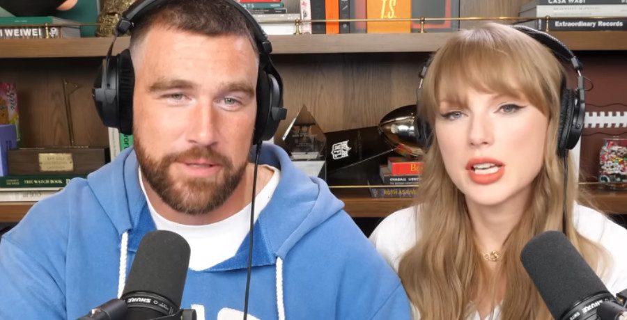 Travis Kelce and Taylor Swift/Credit: YouTube