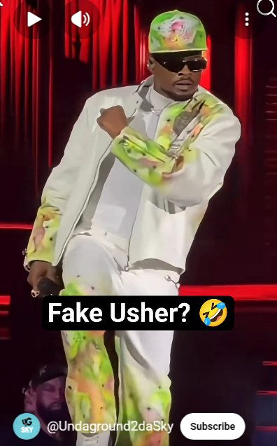 Usher's "clone"/Credit: YouTube